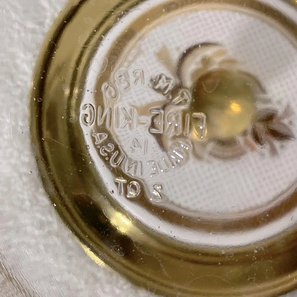 Vintage Anchor Hocking Fire King Gold Fleck Casserole & Stand Georges Briard Lid - Picture 11 of 15